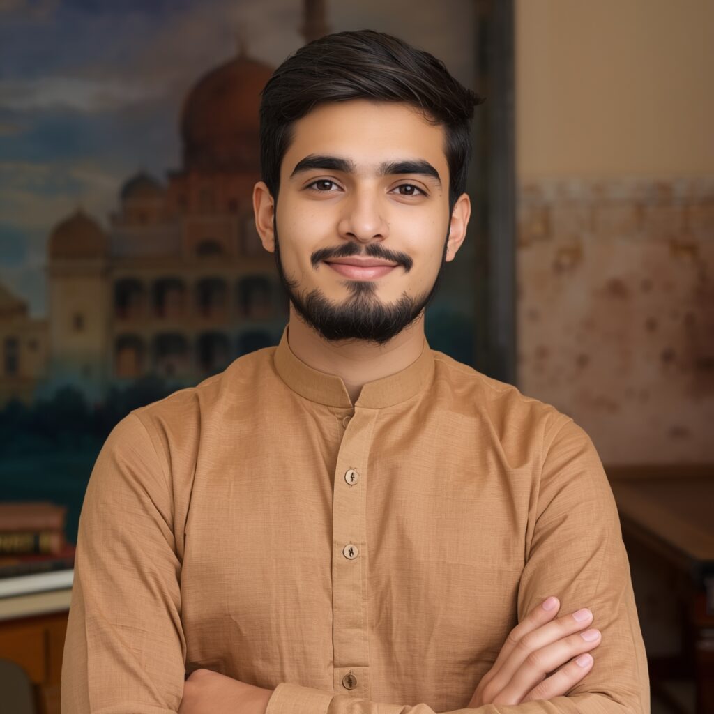 lucid origin a young muslim teacher with a wellgroomed beard w 2